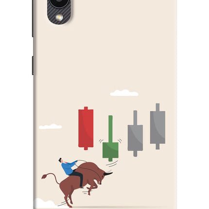 Bull Trading Momentum Samsung M02 Hard Case Back Cover by Casekaro