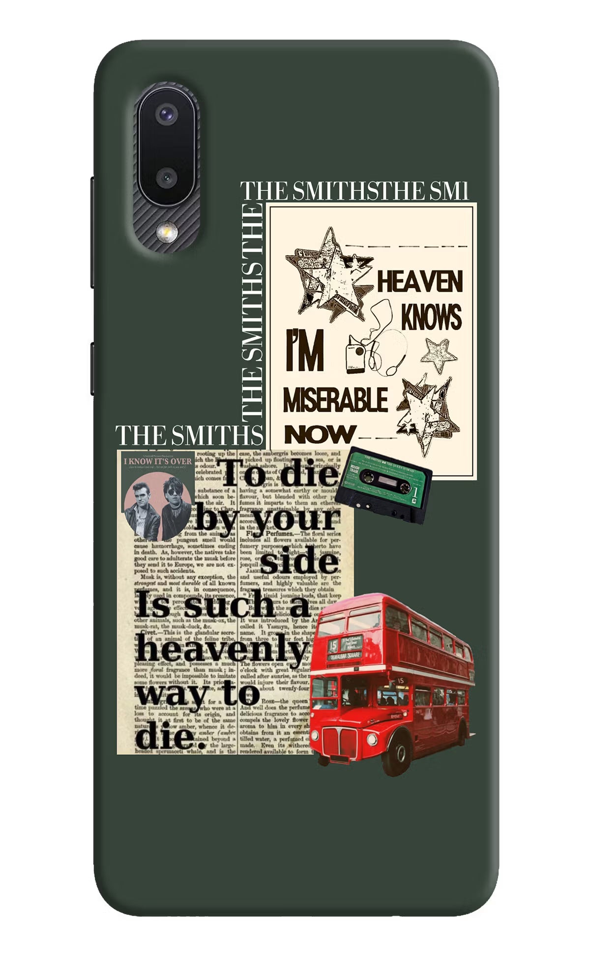The Smiths Samsung M02 Hard Case Back Cover by Casekaro