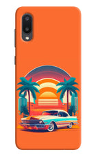 Palm Drive 80s Samsung M02 Hard Case Back Cover by Casekaro
