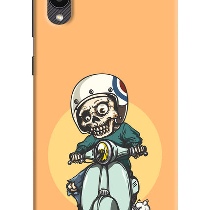 Undead Biker Samsung M02 Hard Case Back Cover by Casekaro