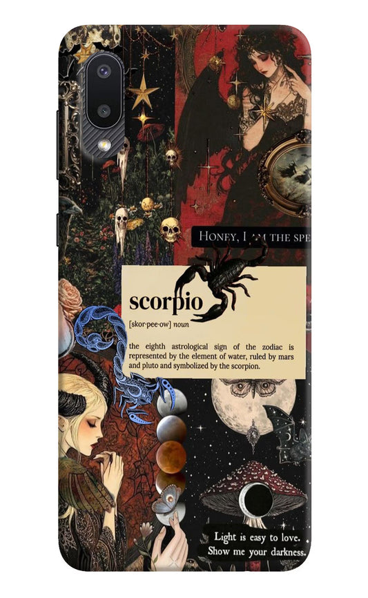 Scorpio Zodiac Samsung M02 Hard Case Back Cover by Casekaro