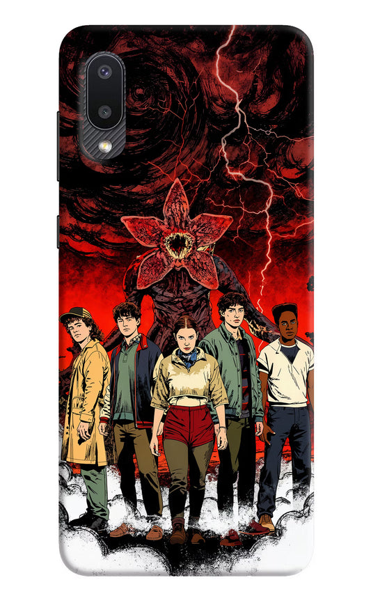 Ordinary Things Characters Samsung M02 Hard Case Back Cover by Casekaro