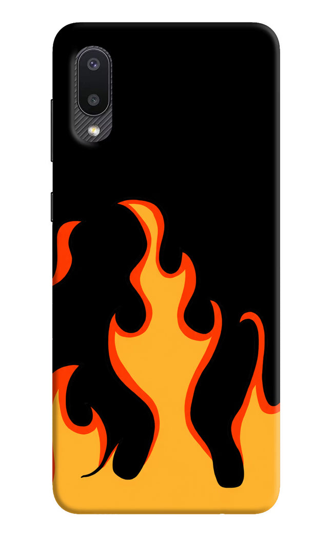 Fired Up – Black Samsung M02 Hard Case Back Cover by Casekaro