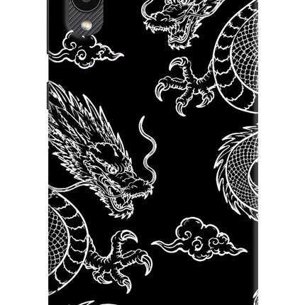 Twin Dragons Samsung M02 Hard Case Back Cover by Casekaro