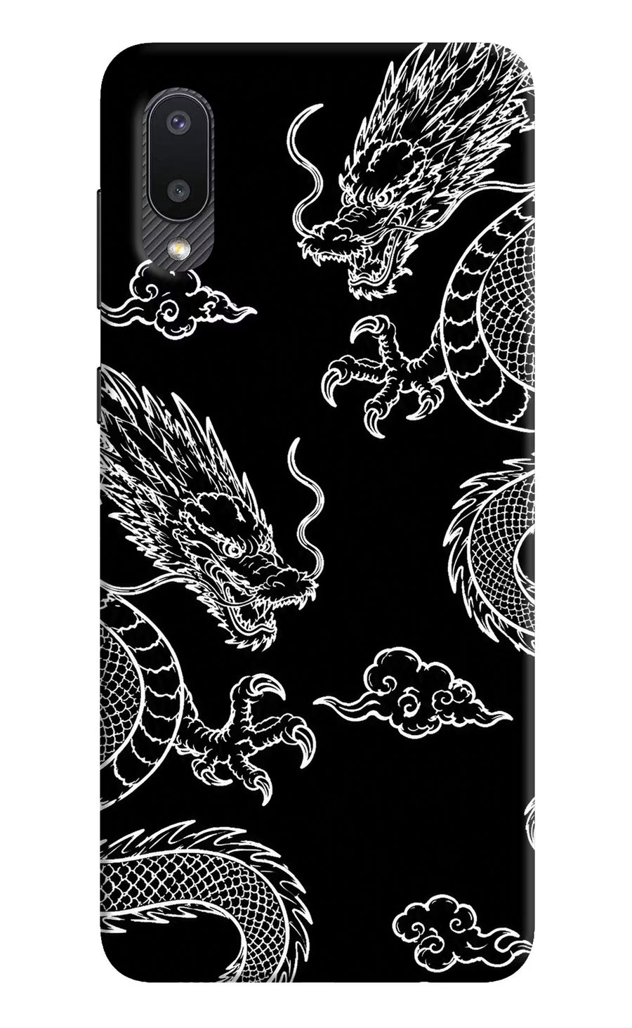 Twin Dragons Samsung M02 Back Cover, Hard case