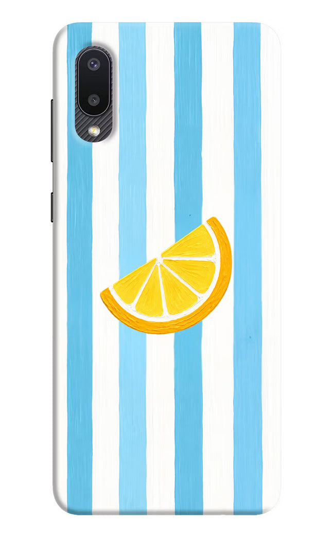 Summer Lemon Samsung M02 Hard Case Back Cover by Casekaro