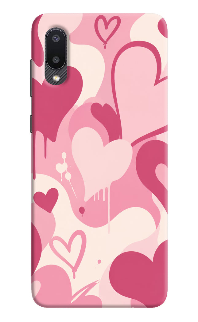 Hearty case Samsung M02 Hard Case Back Cover by Casekaro