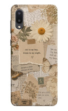 Vintage case Samsung M02 Hard Case Back Cover by Casekaro