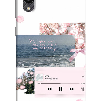 Wave to earth Samsung M02 Hard Case Back Cover by Casekaro