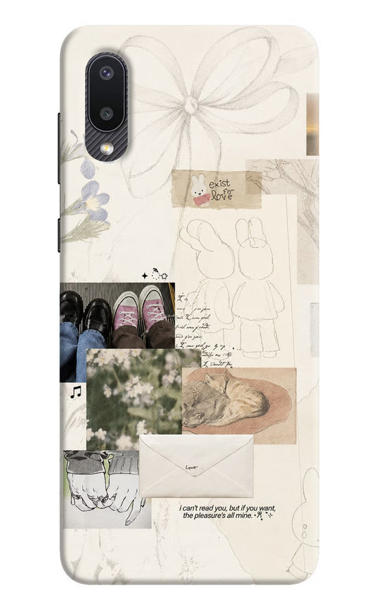 Soft Aesthetic Samsung M02 Back Cover