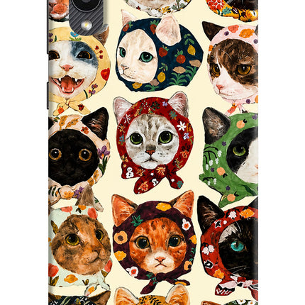 Cool Cat Samsung M02 Hard Case Back Cover by Casekaro
