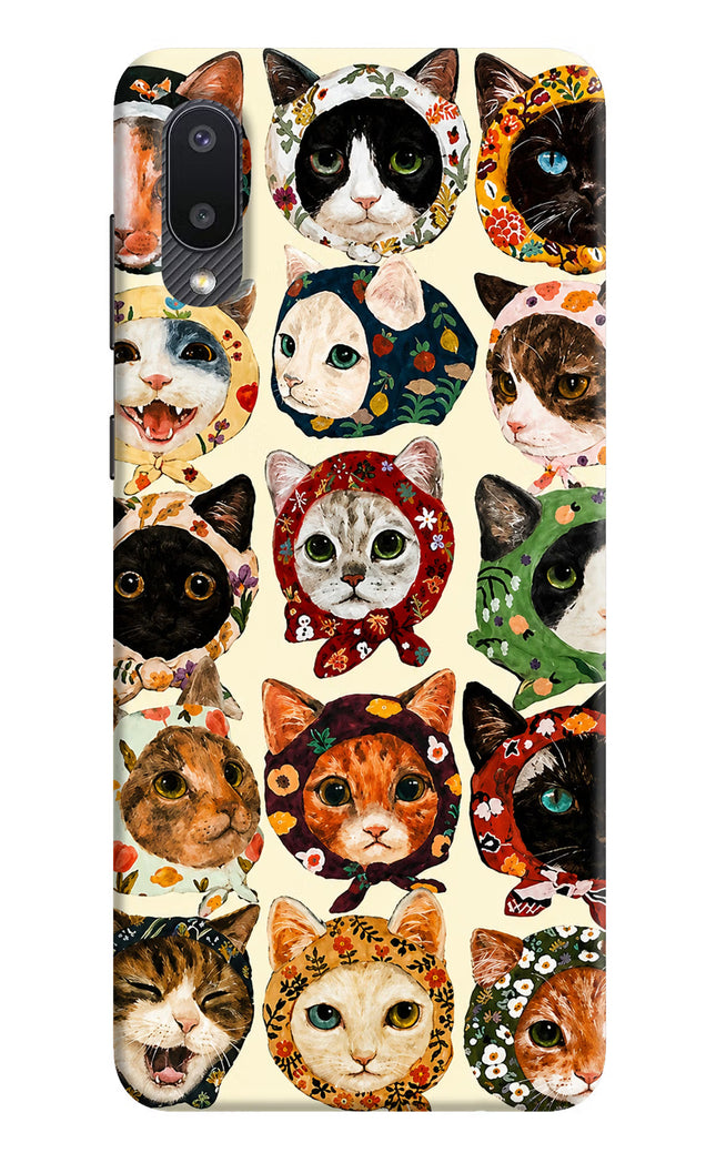 Cool Cat Samsung M02 Hard Case Back Cover by Casekaro