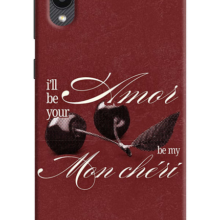Velvet Cherry Samsung M02 Hard Case Back Cover by Casekaro