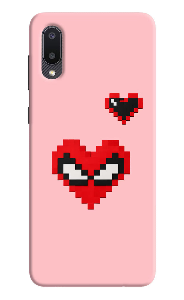 Gwen Heart Samsung M02 Hard Case Back Cover by Casekaro