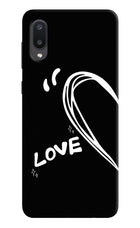 Love Line Samsung M02 Hard Case Back Cover by Casekaro