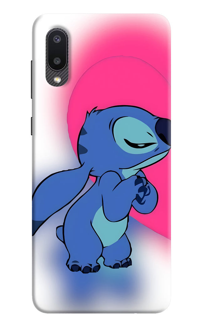 Stitch Hug Samsung M02 Hard Case Back Cover by Casekaro