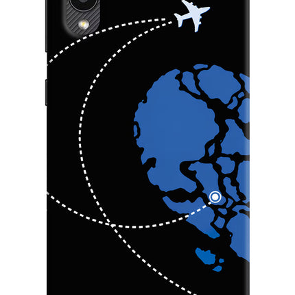 Love Orbit Samsung M02 Hard Case Back Cover by Casekaro