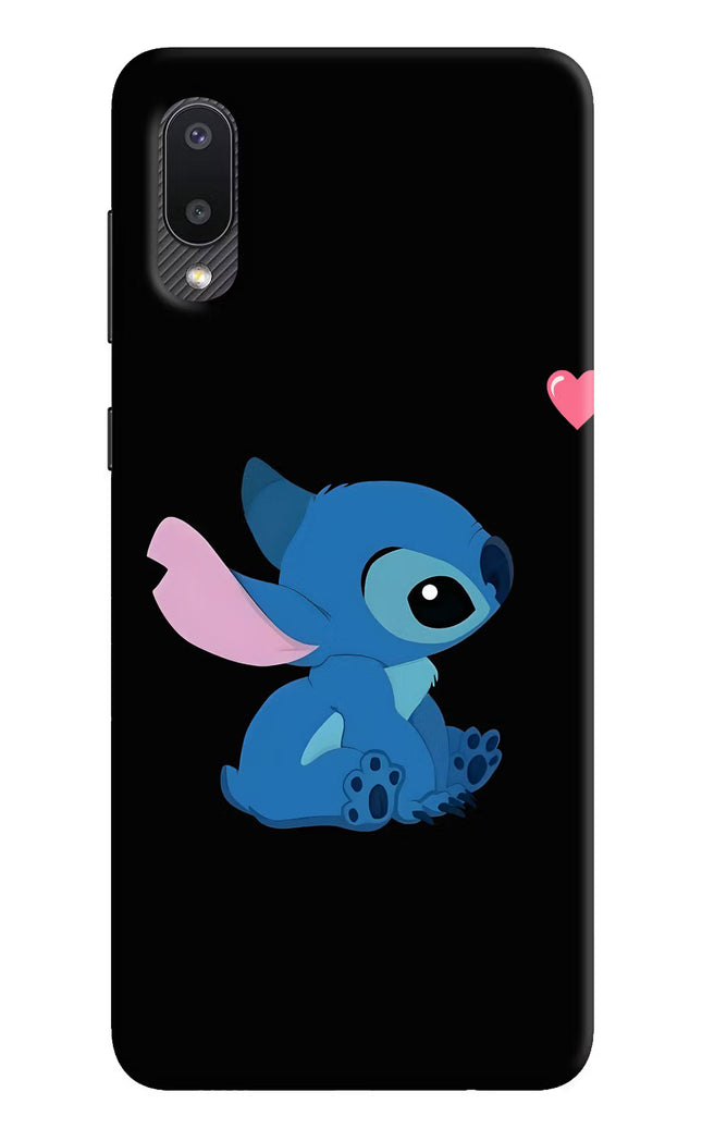 Stitch Crush Samsung M02 Hard Case Back Cover by Casekaro