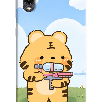 Tiger Treat Samsung M02 Hard Case Back Cover by Casekaro