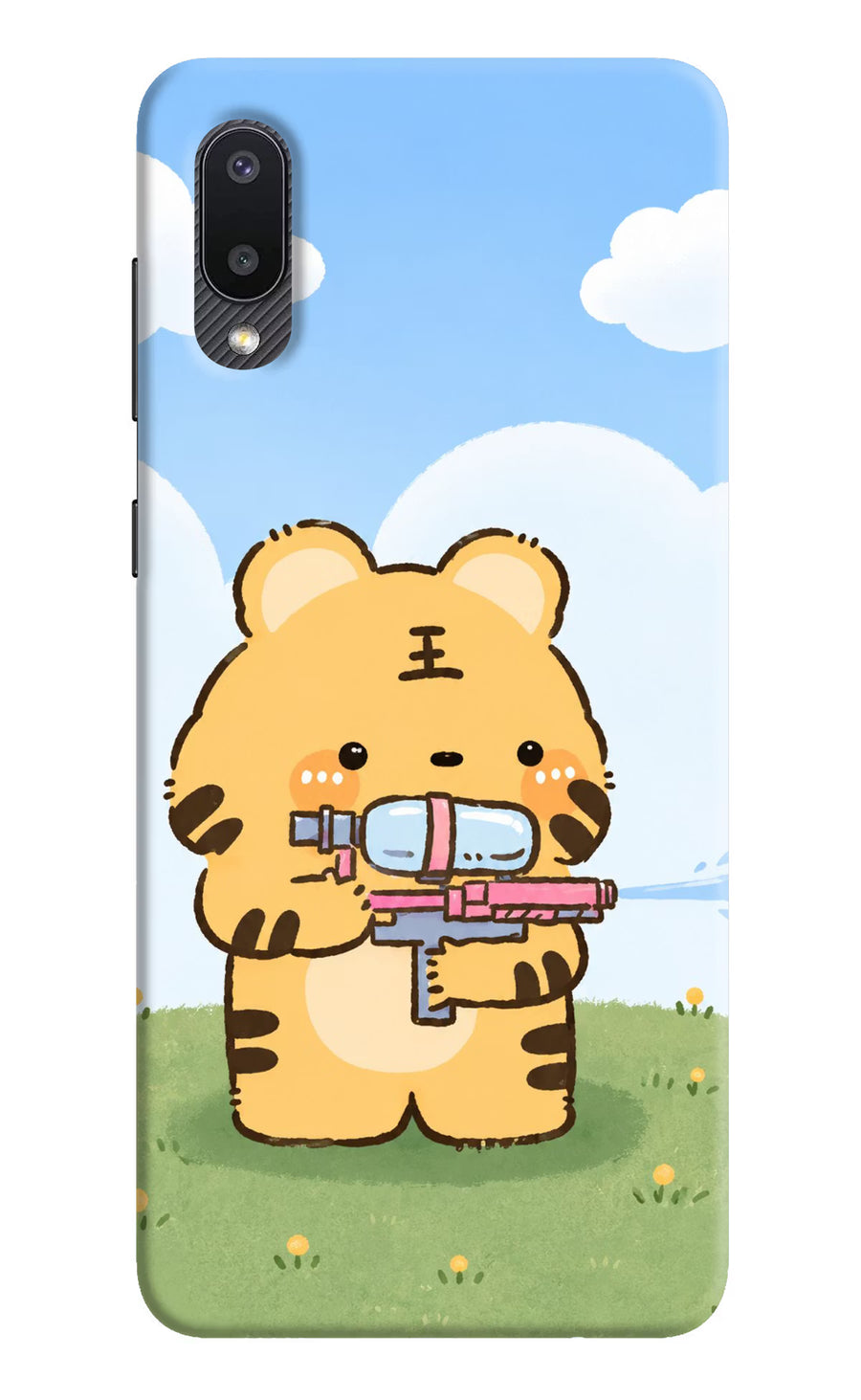 Tiger Treat Samsung M02 Back Cover, Hard case