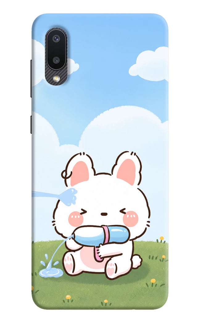Bunny Treat Samsung M02 Hard Case Back Cover by Casekaro