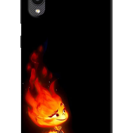 Ember Flame Samsung M02 Hard Case Back Cover by Casekaro