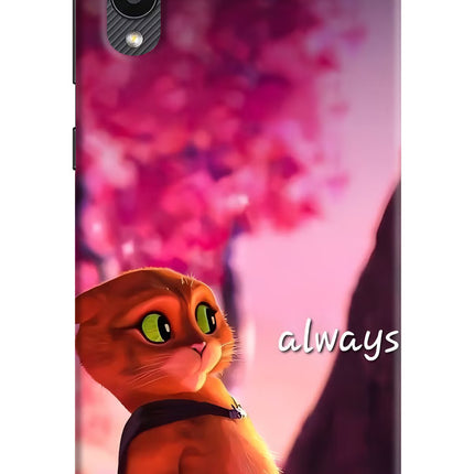 Always Cat Samsung M02 Hard Case Back Cover by Casekaro