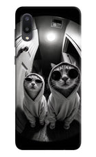 Hood Cats Samsung M02 Hard Case Back Cover by Casekaro