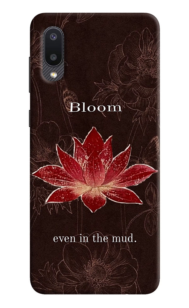 Bloom Samsung M02 Hard Case Back Cover by Casekaro