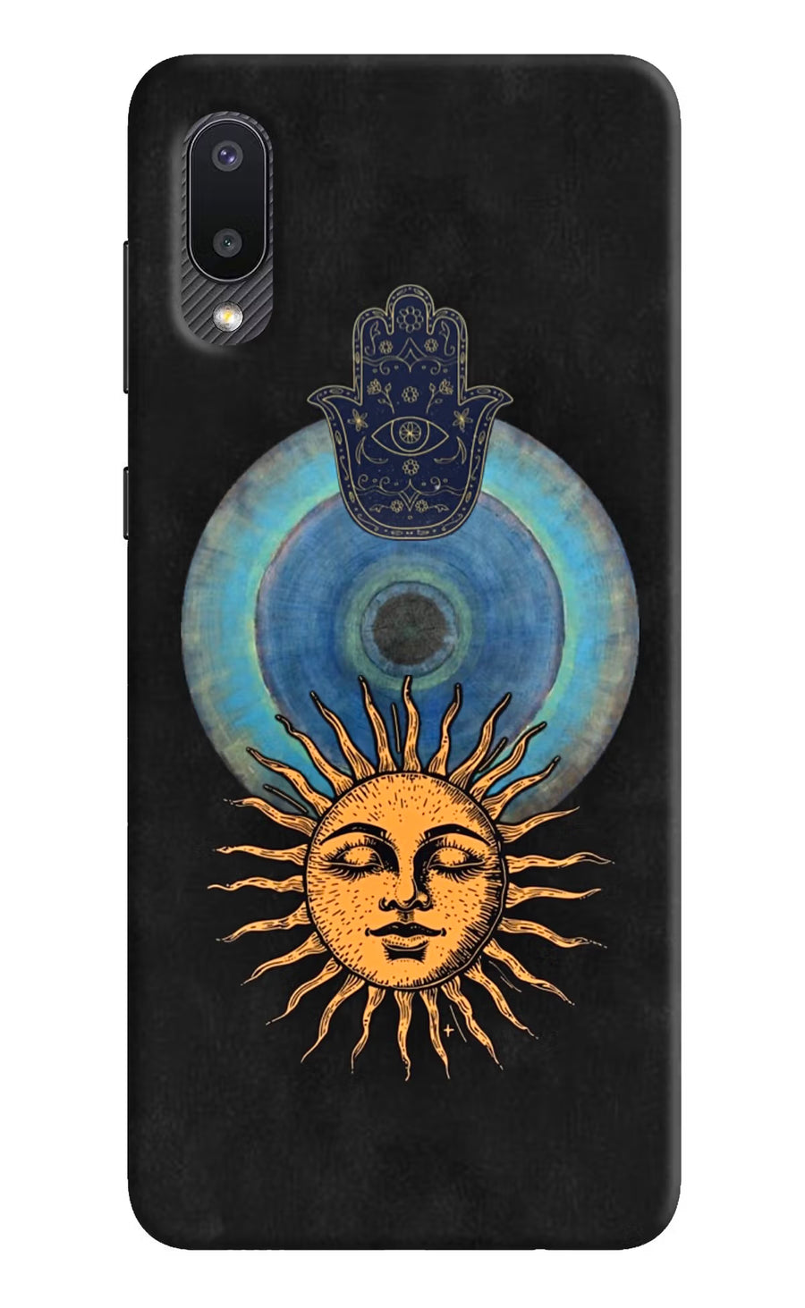 Divine Sun Samsung M02 Back Cover, Hard case