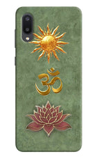 Om & Lotus Samsung M02 Back Cover