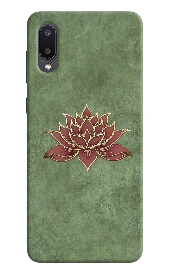 Lotus Grace Samsung M02 Hard Case Back Cover by Casekaro