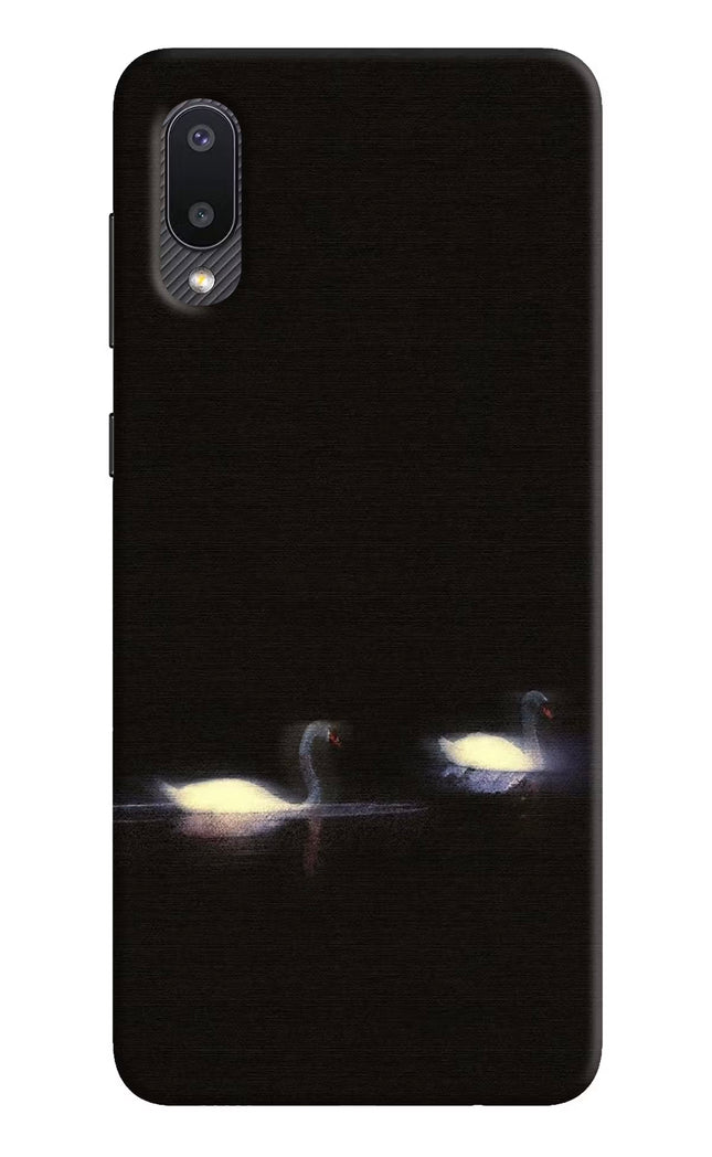 Silent Swans Samsung M02 Hard Case Back Cover by Casekaro