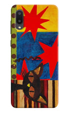 Pop Cat Samsung M02 Back Cover