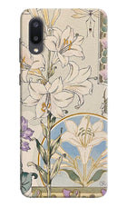 White Lily Samsung M02 Back Cover