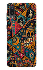 Folk Print Samsung M02 Hard Case Back Cover by Casekaro