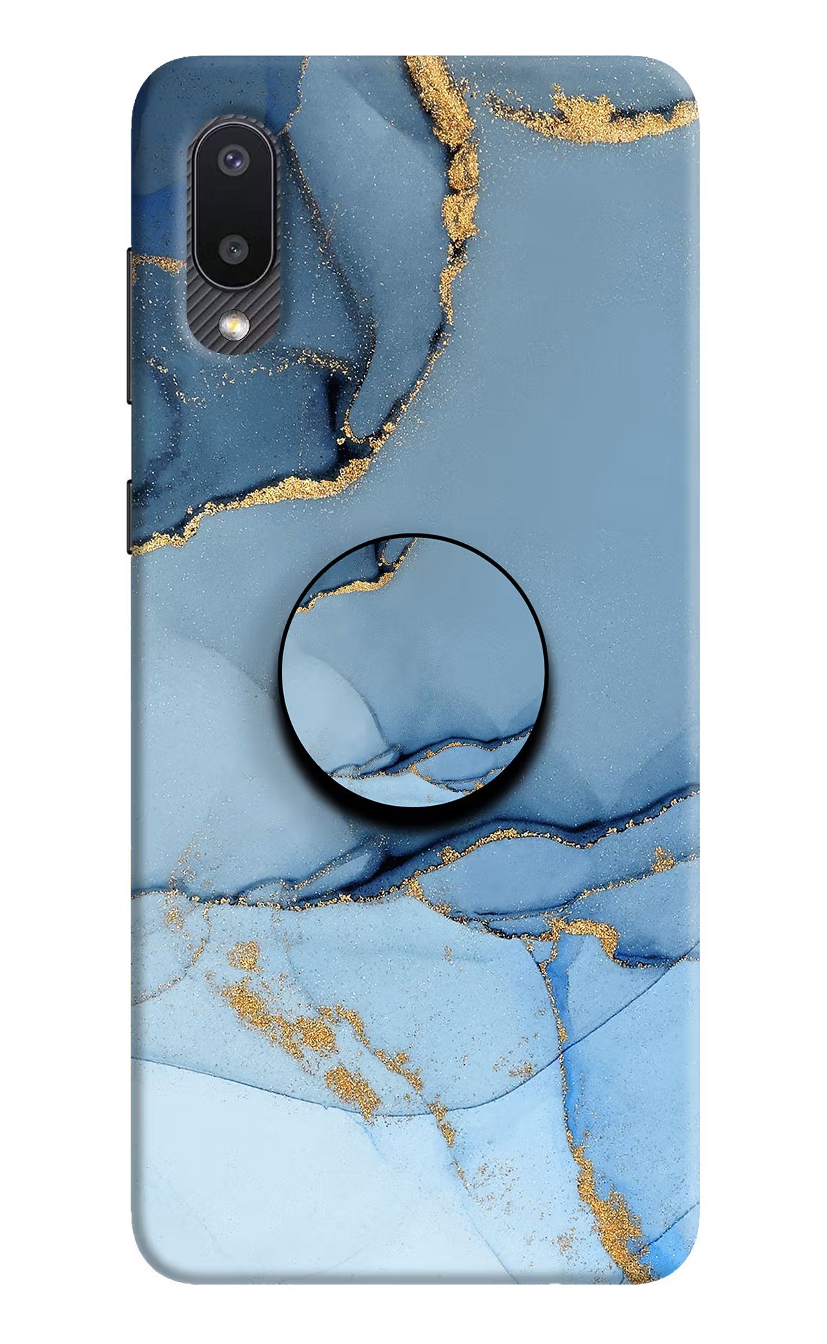 Blue Marble Samsung M02 Pop Case by Casekaro