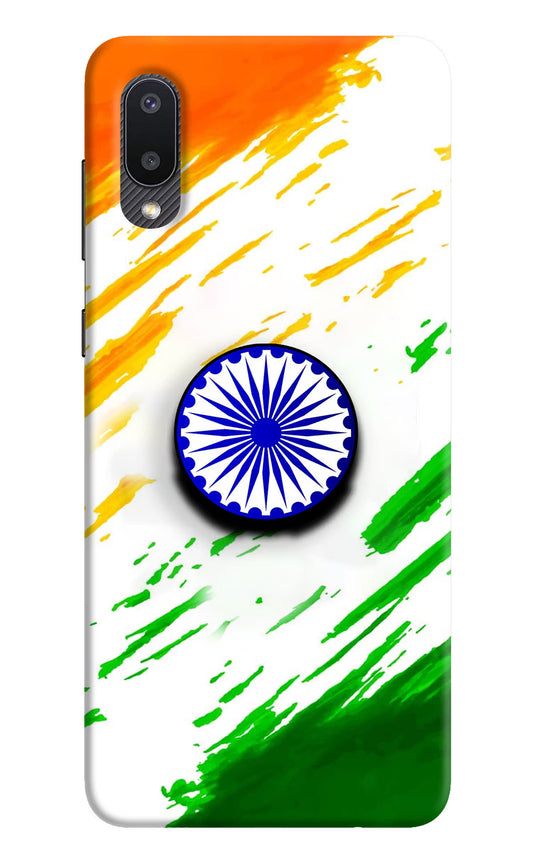 Indian Flag Ashoka Chakra Samsung M02 Pop Case by Casekaro