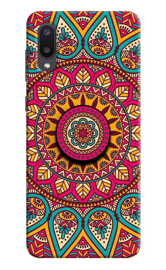 Mandala Samsung M02 Pop Case by Casekaro