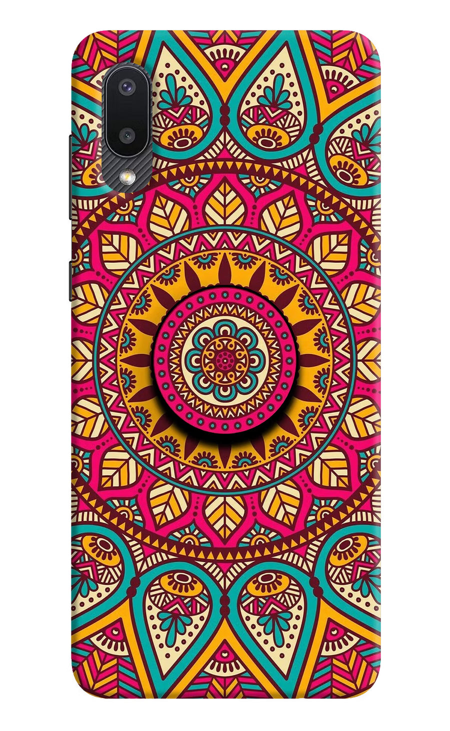 Mandala Samsung M02 Pop Case, Hard case