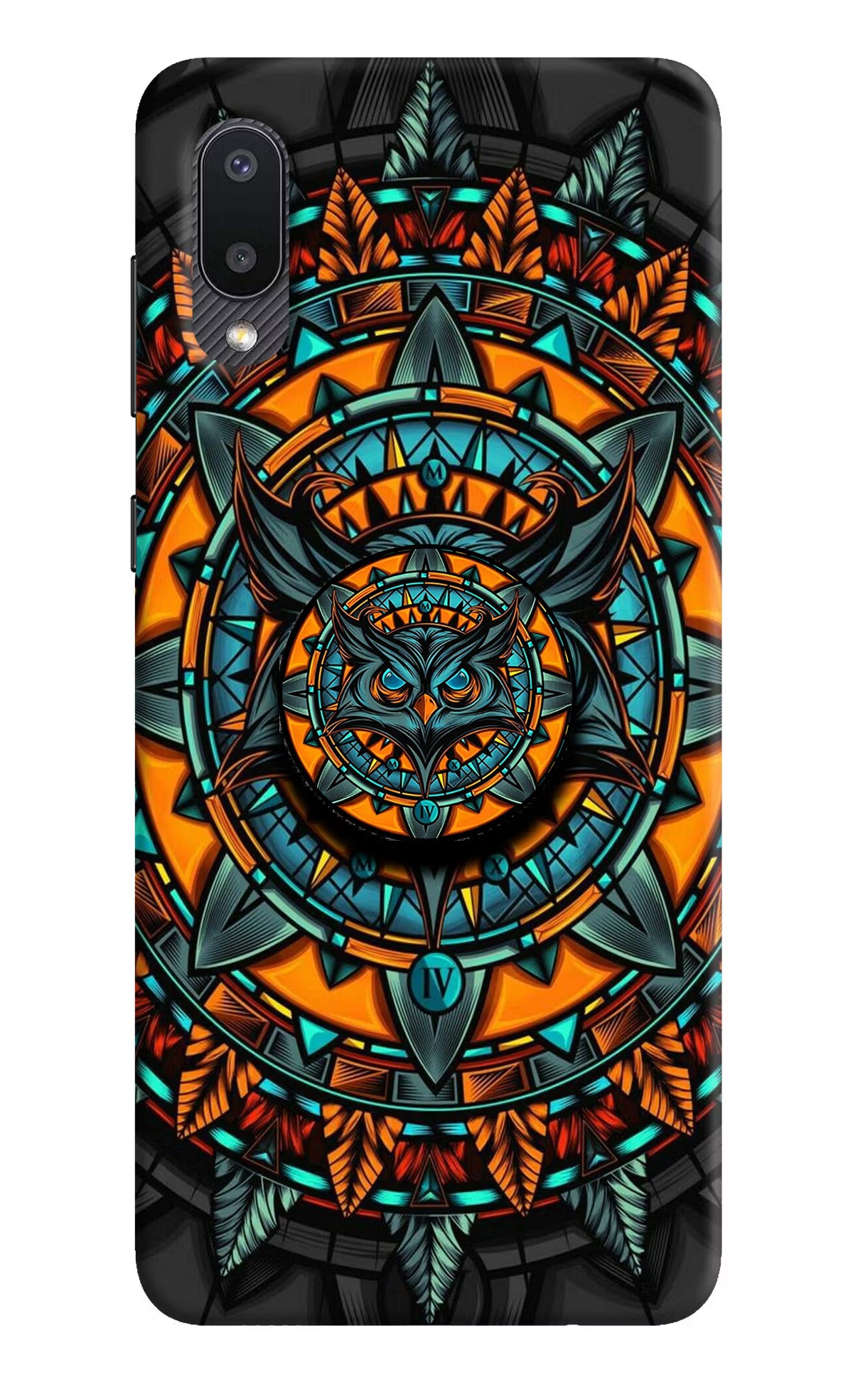 Angry Owl Samsung M02 Pop Case by Casekaro