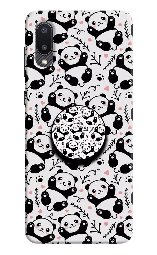 Cute Panda Samsung M02 Pop Case by Casekaro