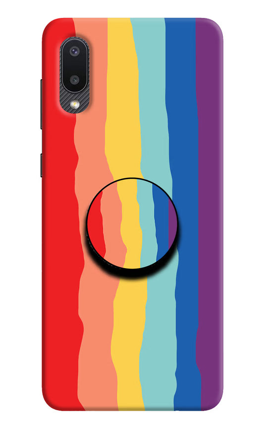 Rainbow Samsung M02 Pop Case by Casekaro
