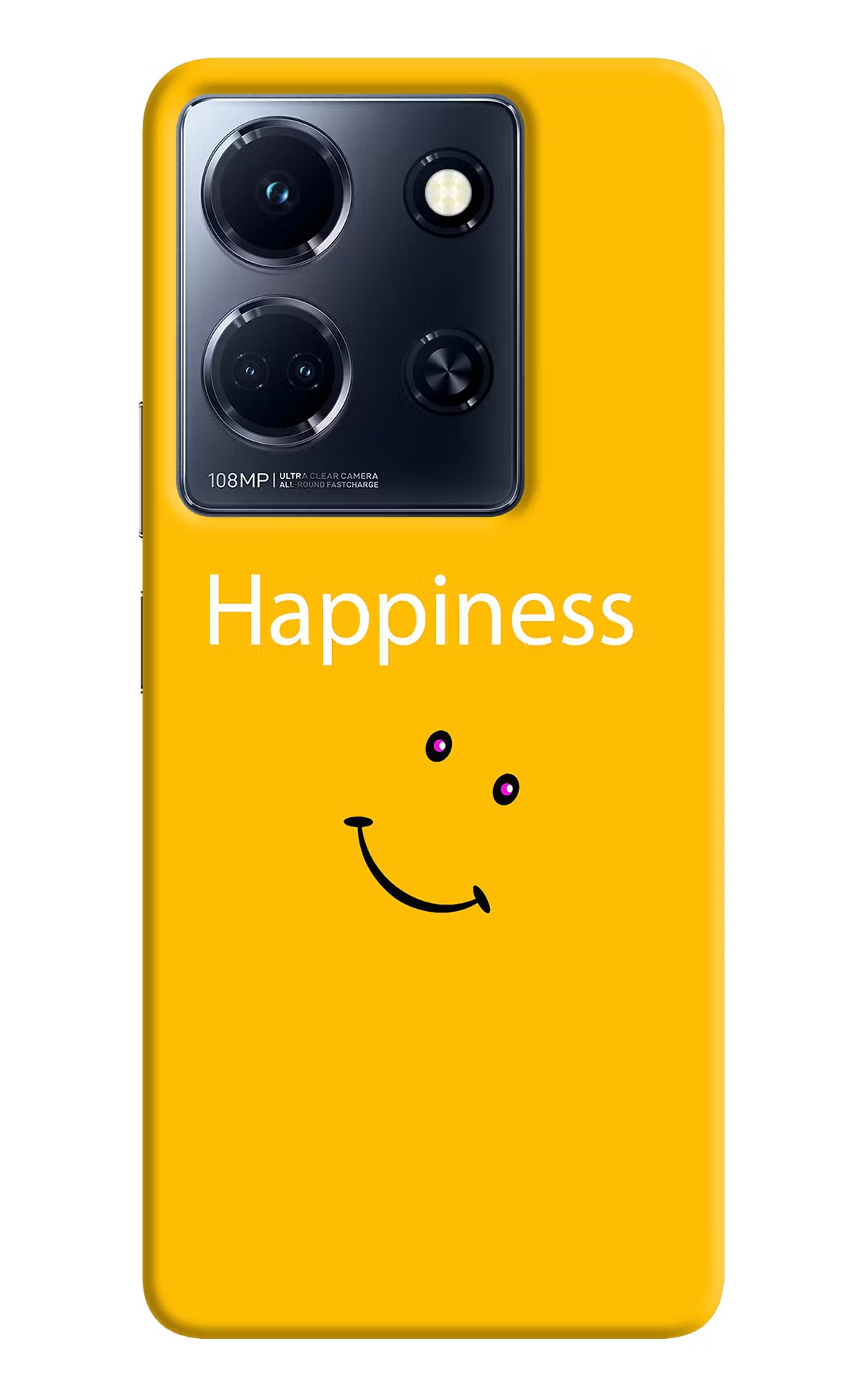 Happiness With Smiley Infinix Note 30 5g Hard Case Back Cover by Casekaro