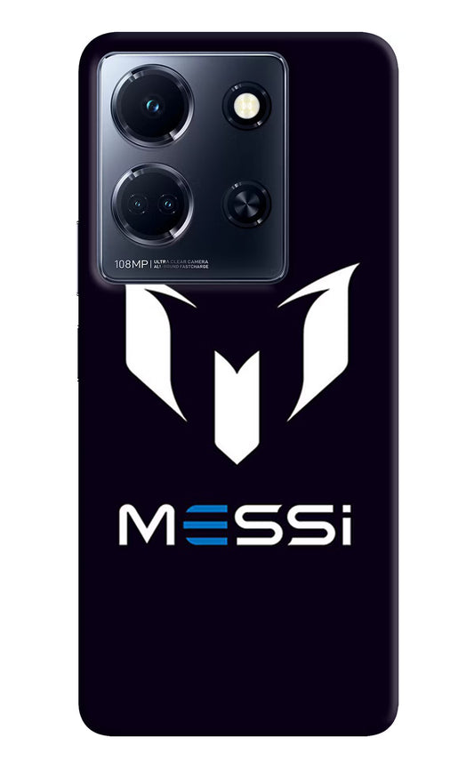 Messi Logo Infinix Note 30 5g Hard Case Back Cover by Casekaro