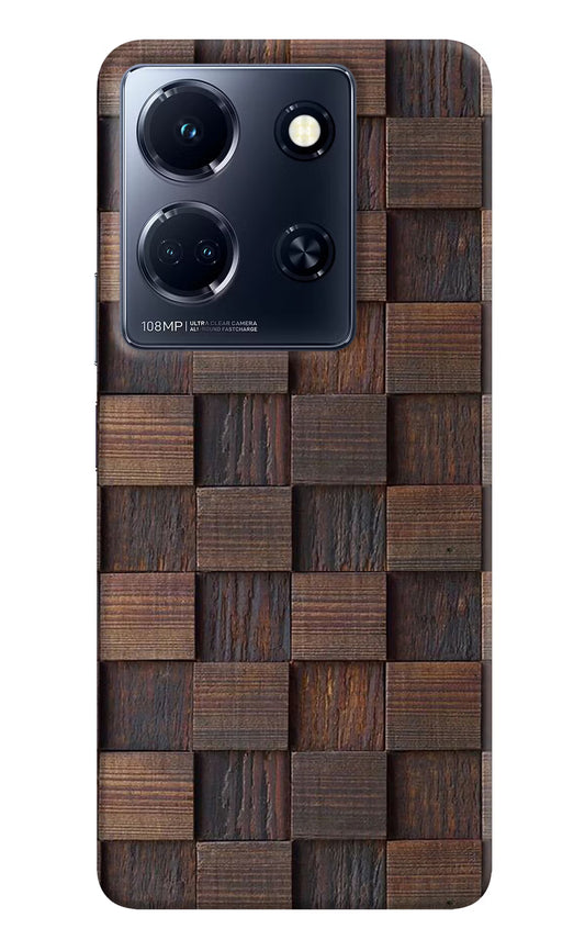 Wooden Cube Design Infinix Note 30 5g Hard Case Back Cover by Casekaro