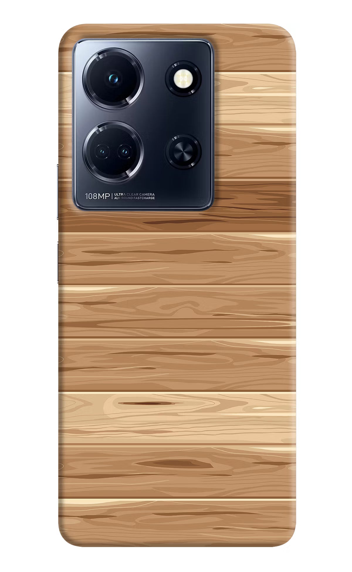 Wooden Vector Infinix Note 30 5g Hard Case Back Cover by Casekaro