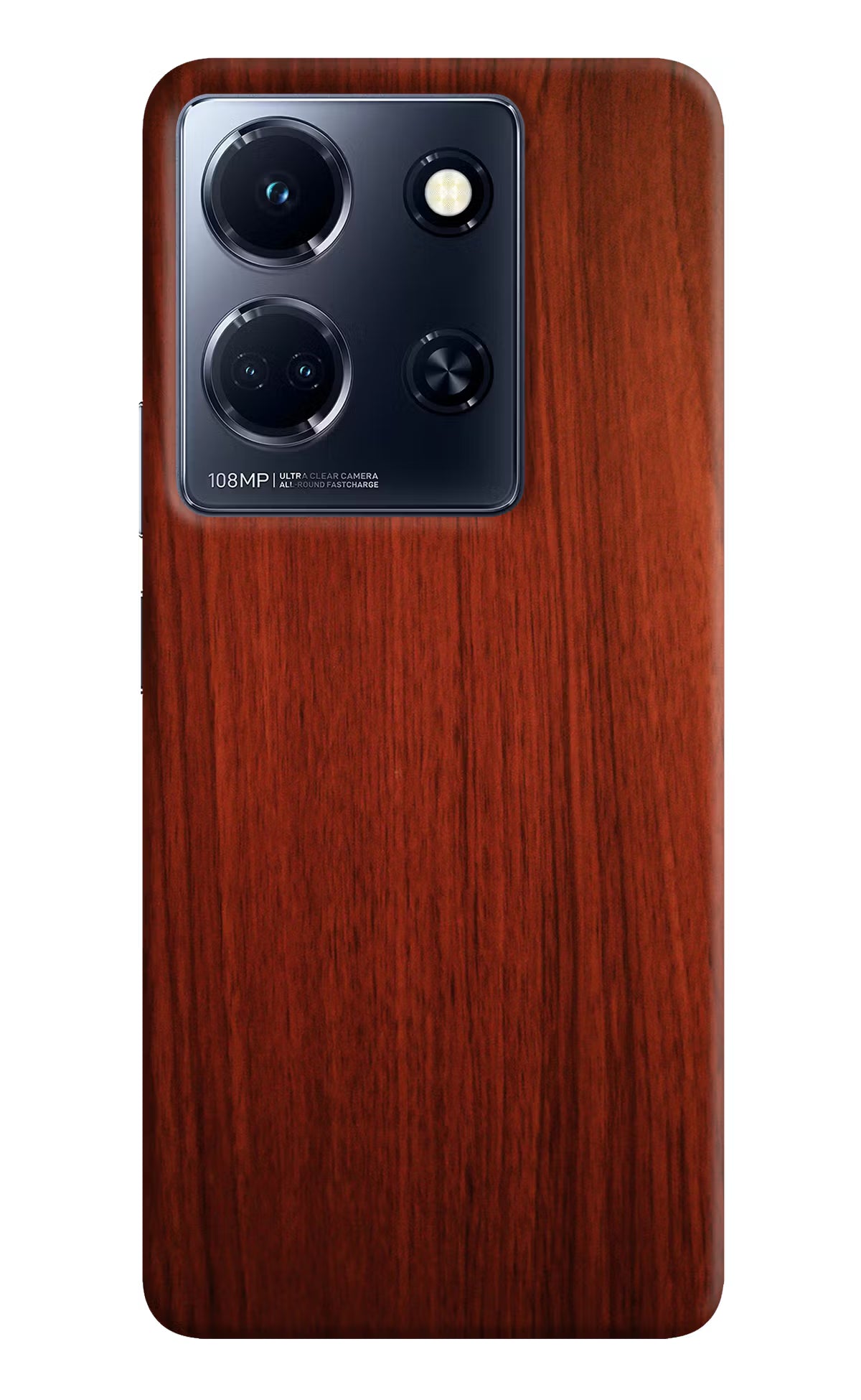 Wooden Plain Pattern Infinix Note 30 5g Hard Case Back Cover by Casekaro