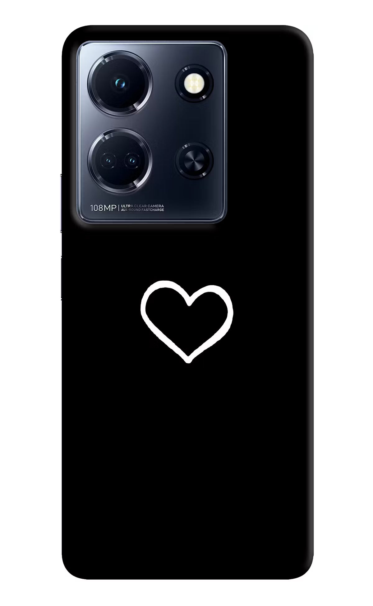 Heart Infinix Note 30 5g Hard Case Back Cover by Casekaro
