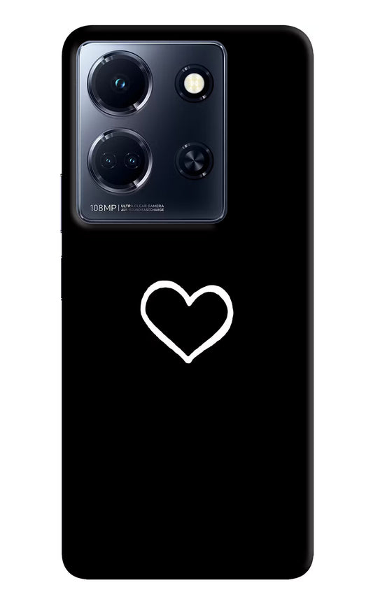 Heart Infinix Note 30 5g Hard Case Back Cover by Casekaro
